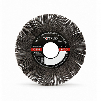 Круг лепестковый со ступицей TOTFLEX 150x16x32 А